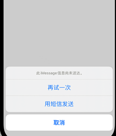 三角镇apple维修iPhone上无法正常发送iMessage信息