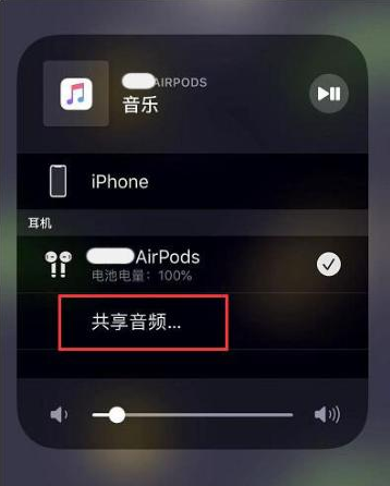 三角镇苹果14音频维修点分享iPhone14音频共享设置方法 