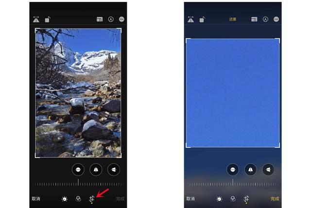 三角镇苹果手机维修分享iPhone手机如何使用裁剪功能隐藏照片 